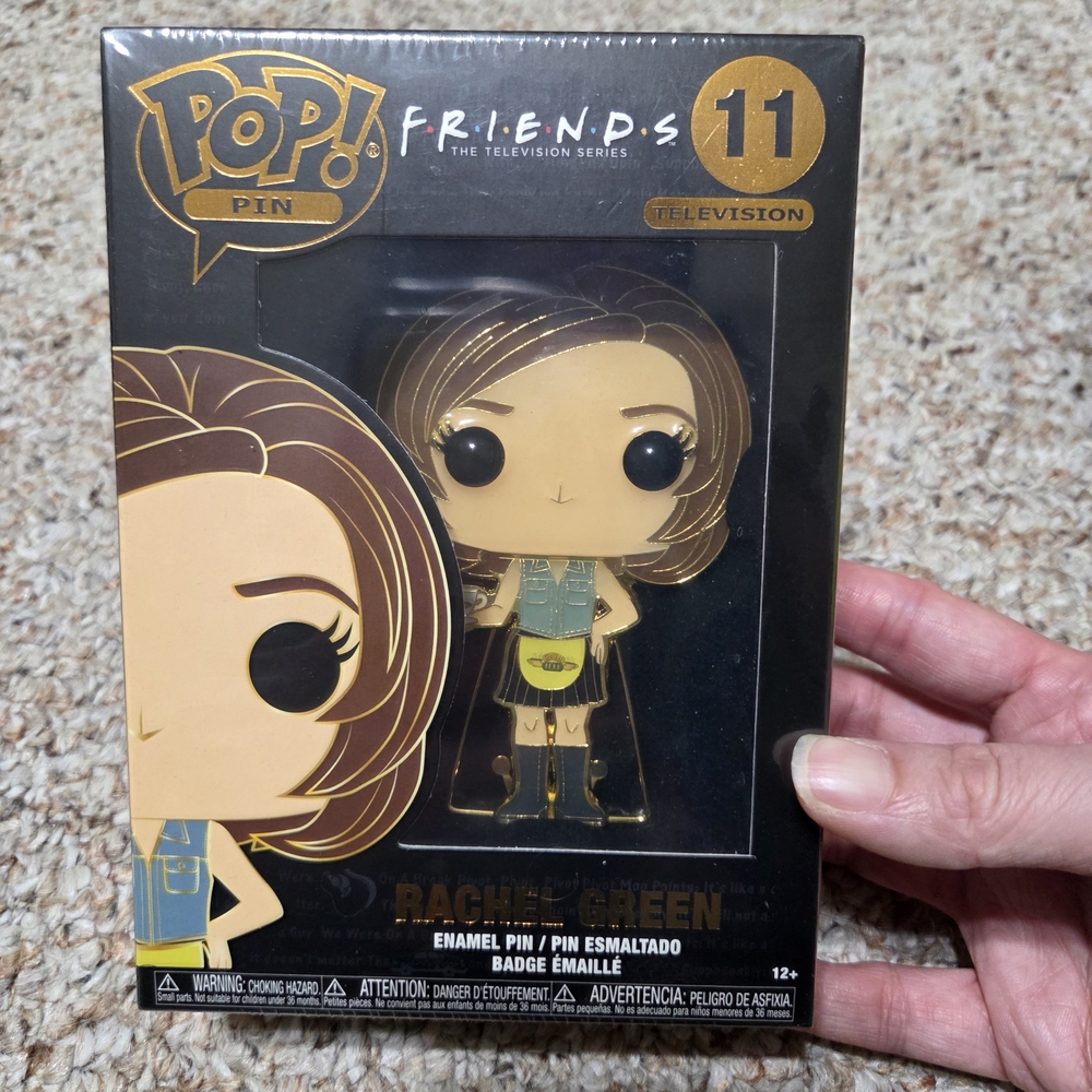 Funko Pop! Pin Friends TV Show Rachel Green